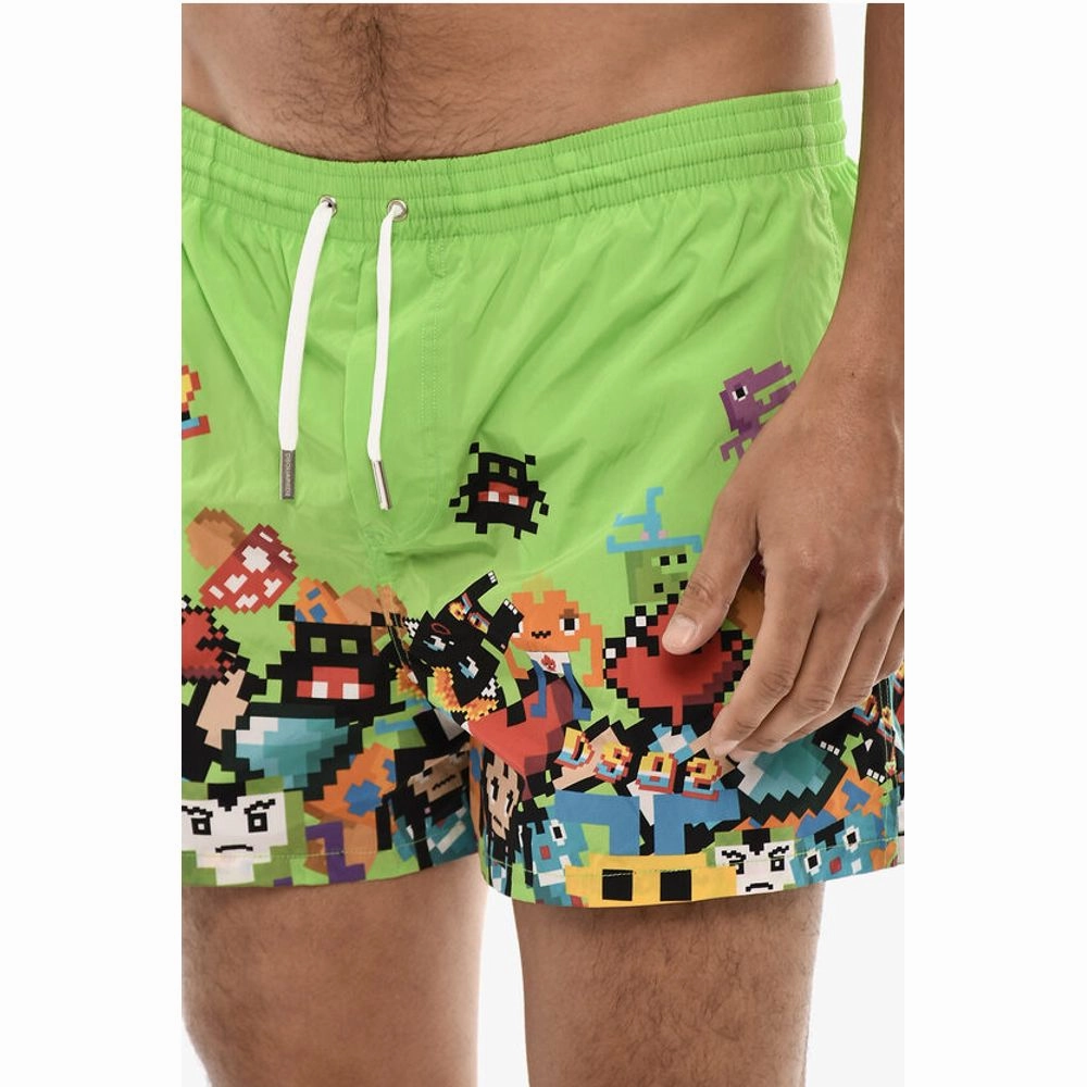 Dsquared Printed PIXEL Swim Men's Shorts