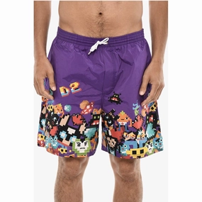 Dsquared Printed PIXEL Swim Men's Shorts