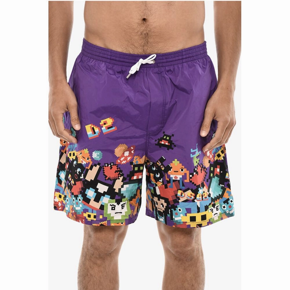 Dsquared Printed PIXEL Swim Men's Shorts