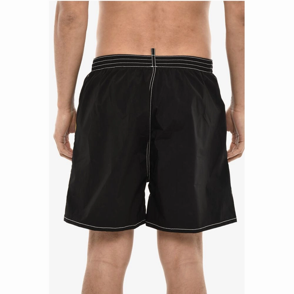 Dsquared Swim Short with multi Printed Men's Logo