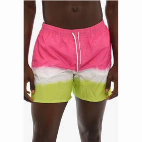 Dsquared Swim Shorts with Spray Effect Men's Logo