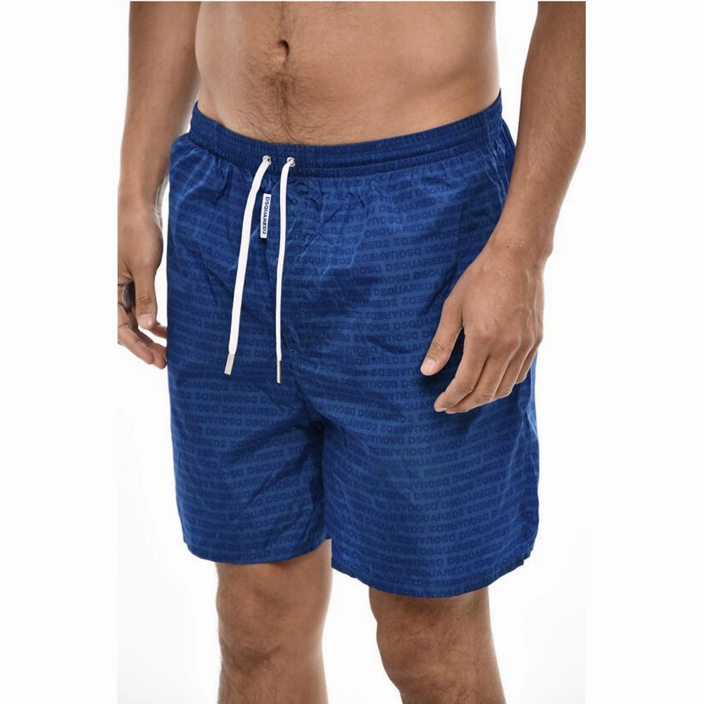 Dsquared Tone On Tone Motif Swim Men's Shorts