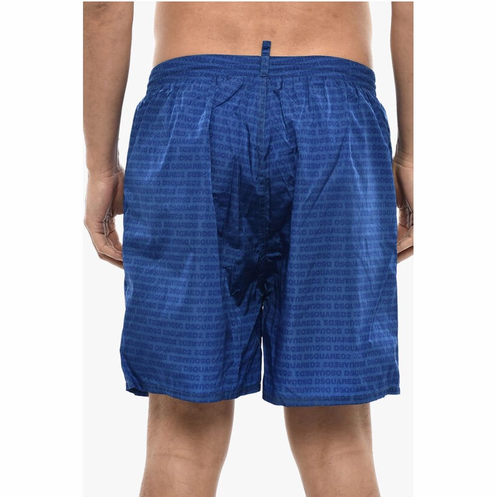 Dsquared Tone On Tone Motif Swim Men's Shorts