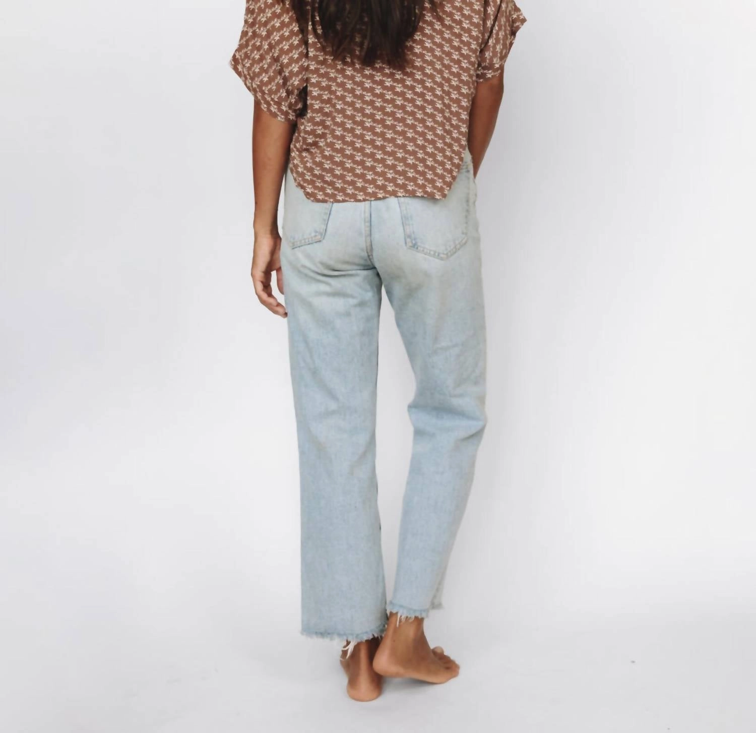 Dylan Cropped Top In Desert Flower