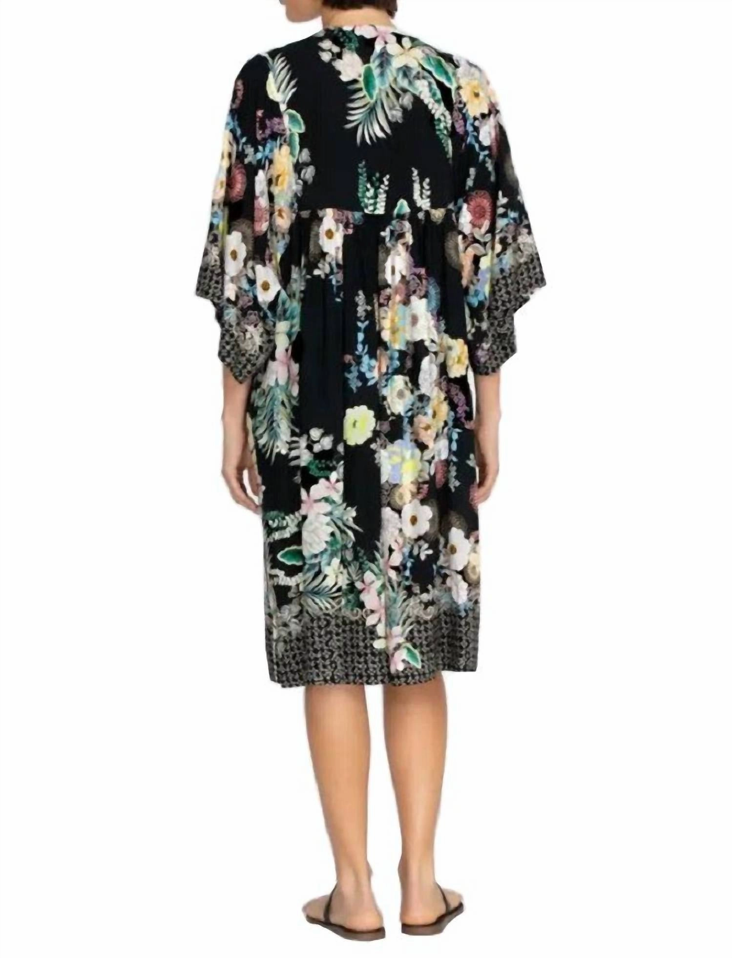 Easy Cover Up Dress In Multi