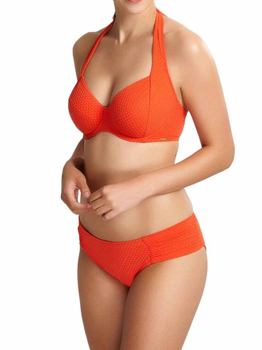 Echo Halterneck Bikini Top - Orange