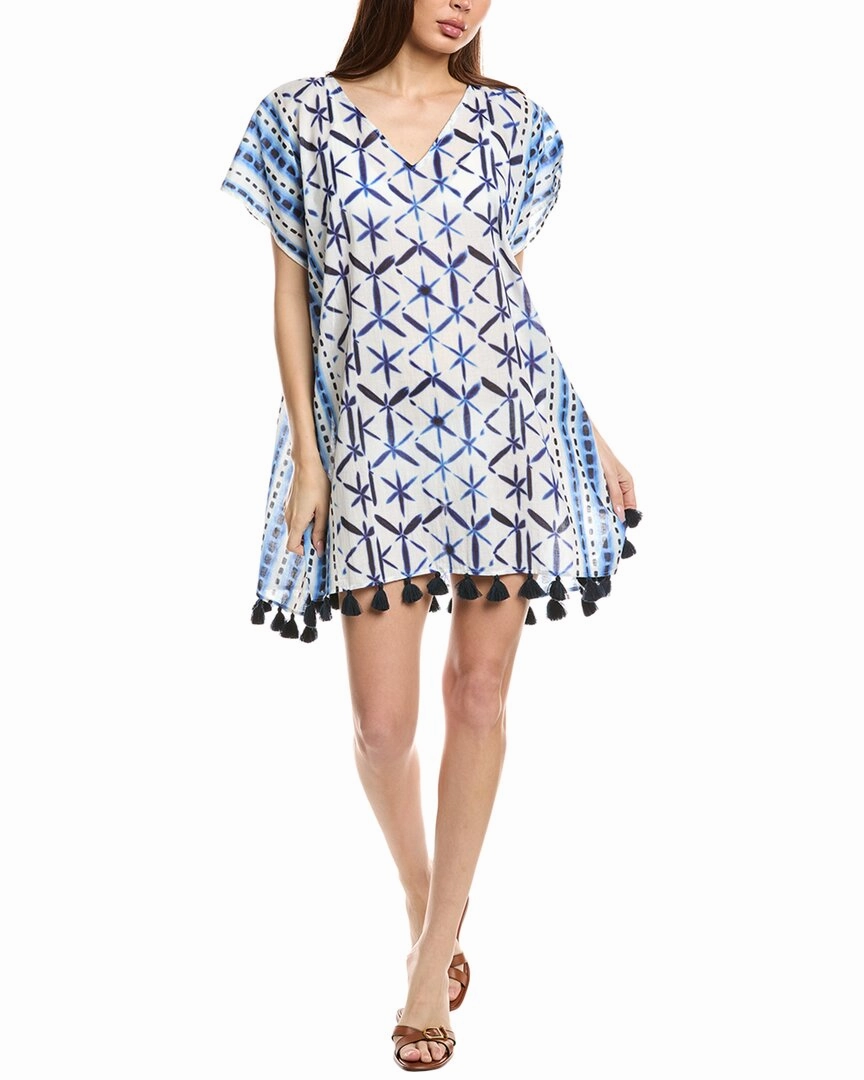 Echo Shibori Tassel Caftan