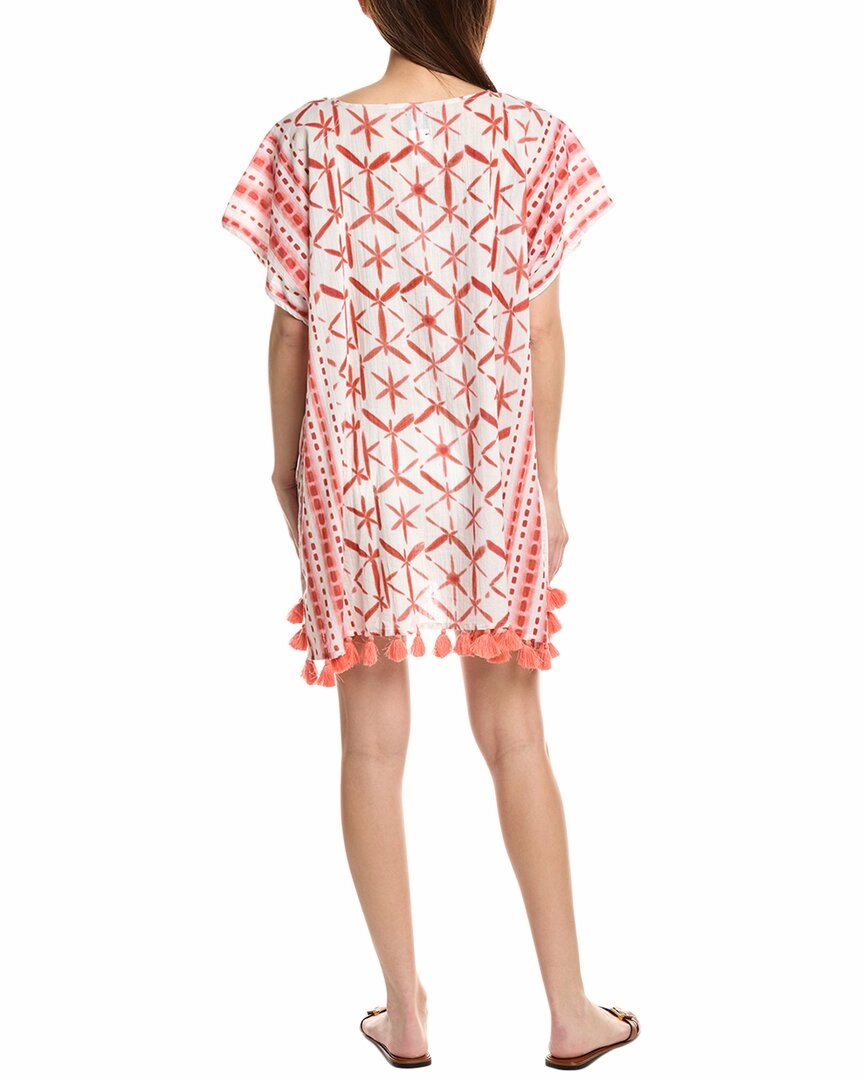 Echo Shibori Tassel Caftan