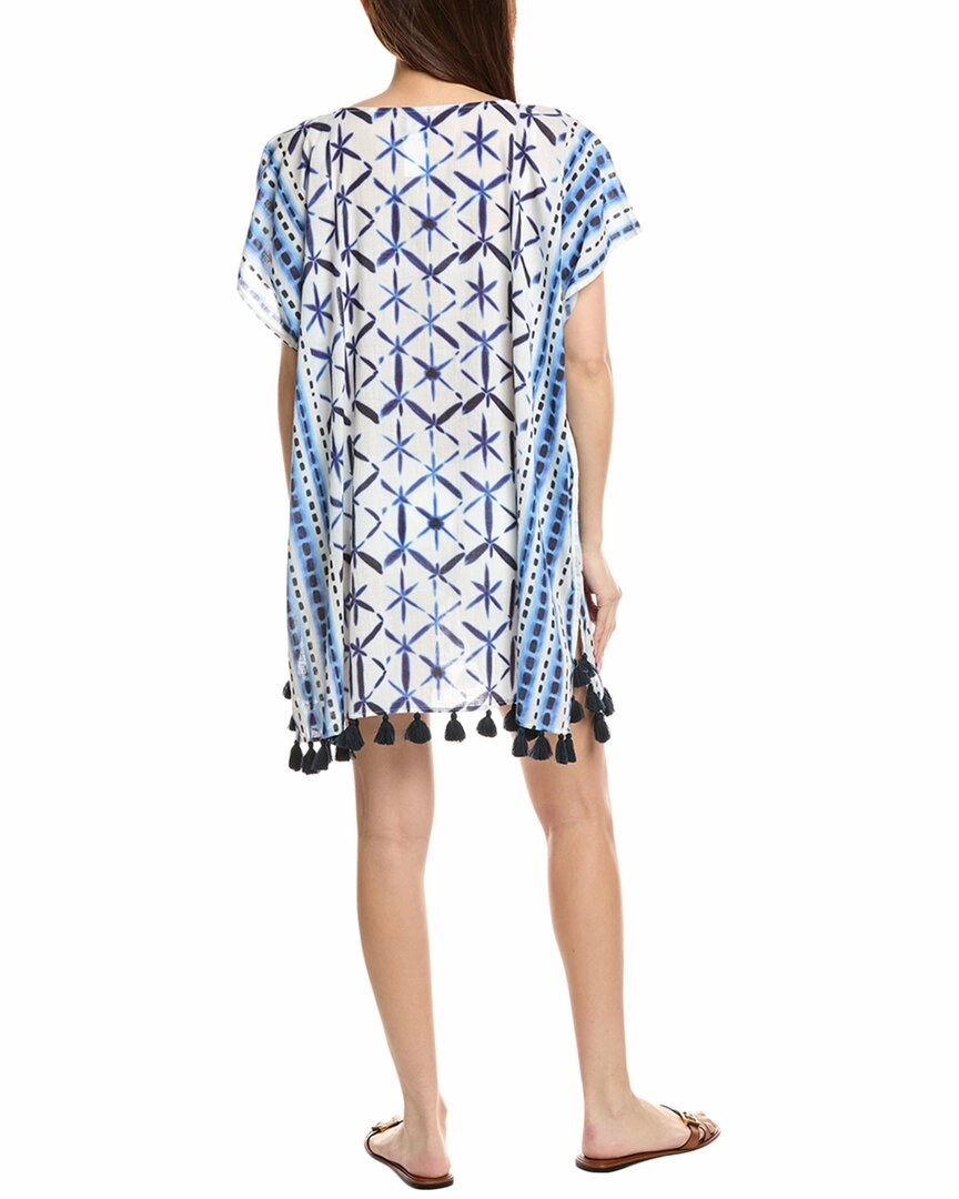 Echo Shibori Tassel Caftan