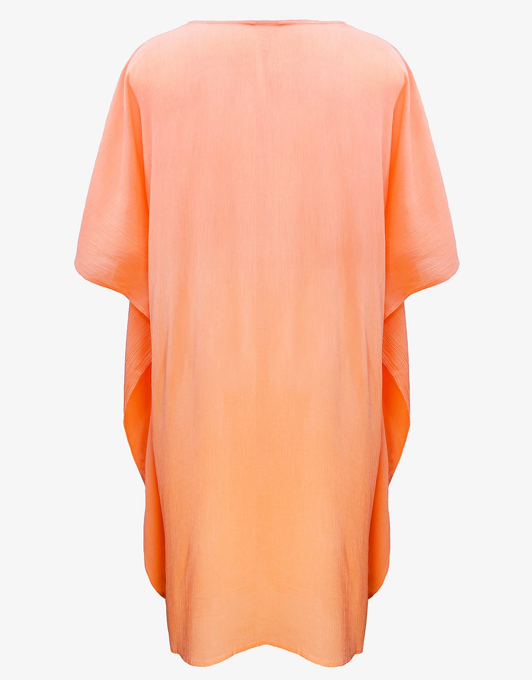 Embroidered Kaftan - Coral