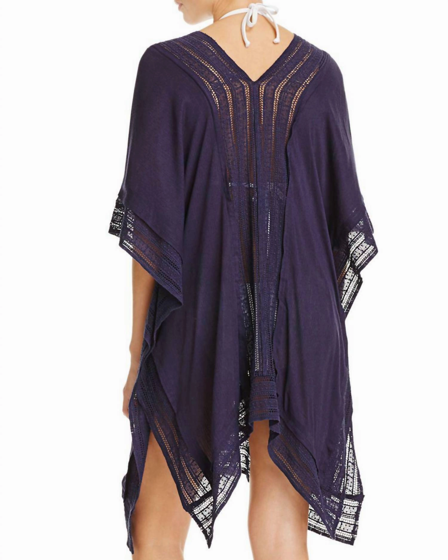 Embroidered Serendipity Swim Cover Up In Blue