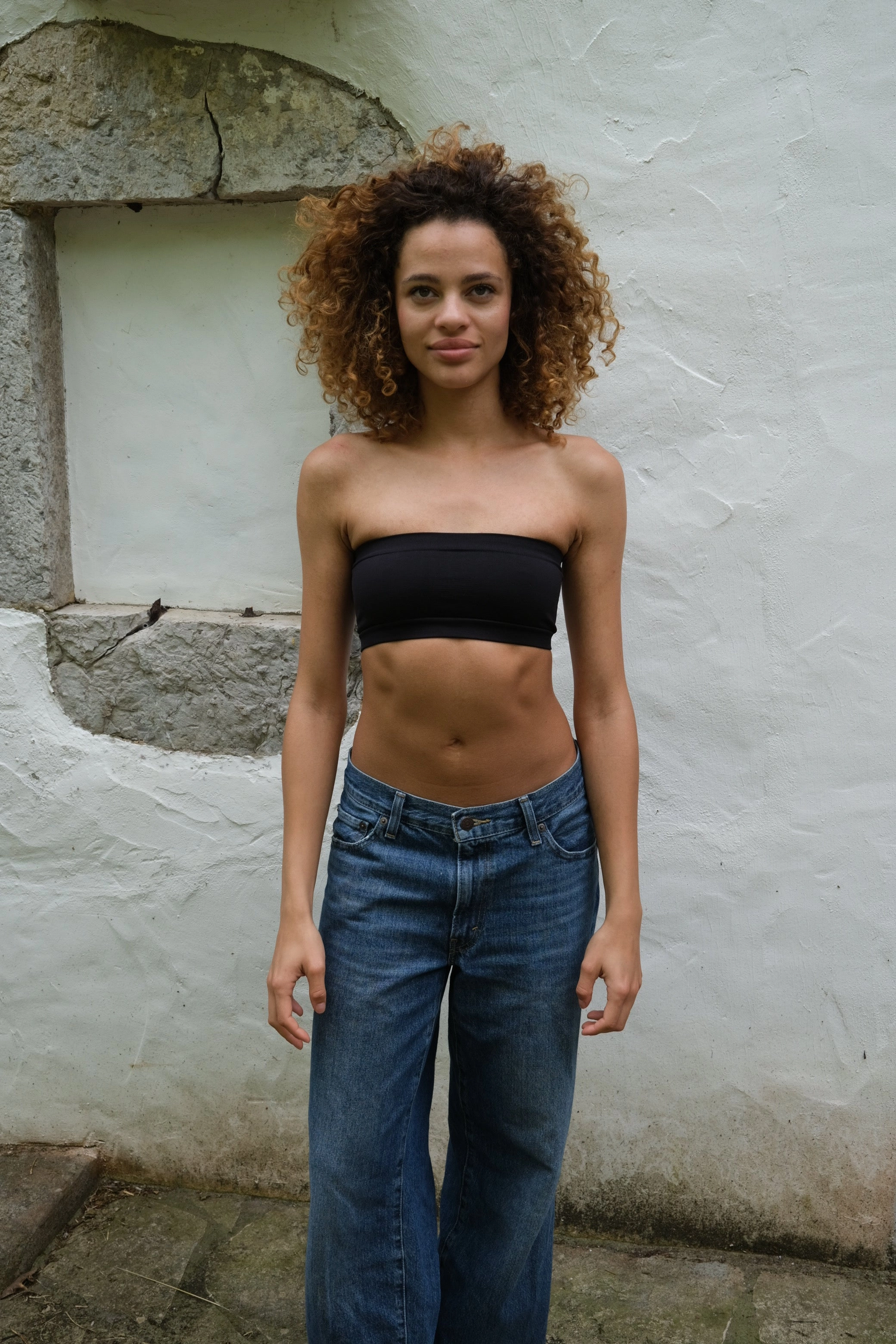 ENAMOURED Bandea Bikini Bra Top | Black