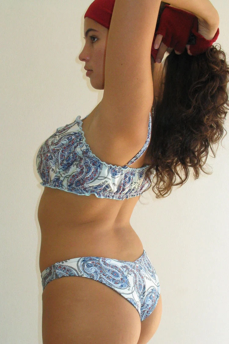 Enzo Shine Cheeky Bikini Bottom