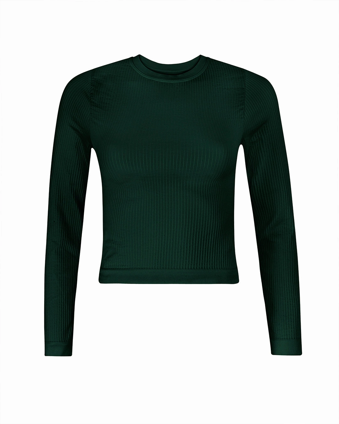 EQUILIBRIUM Wide Ribbed Top | Dark Green
