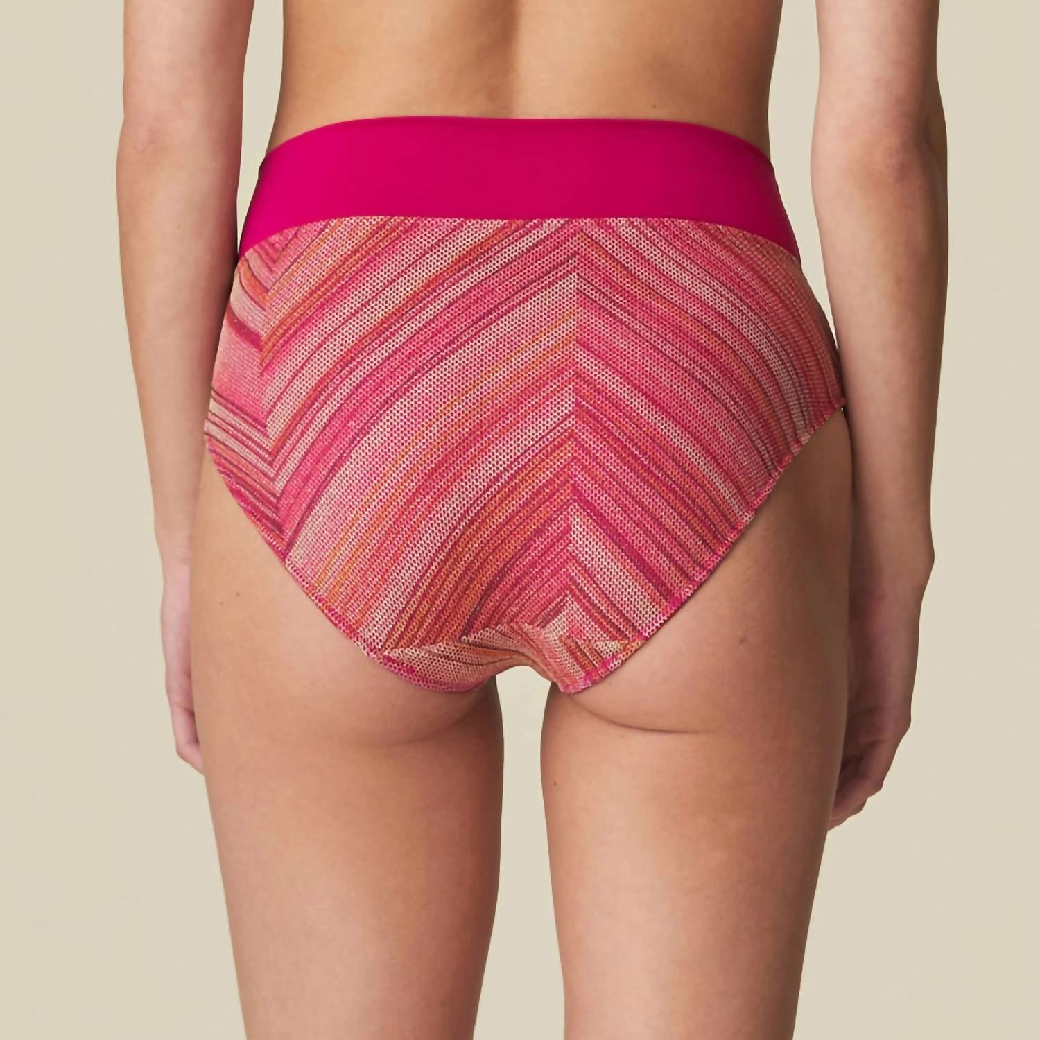 Esmee Cuffed Bikini Brief In Rose