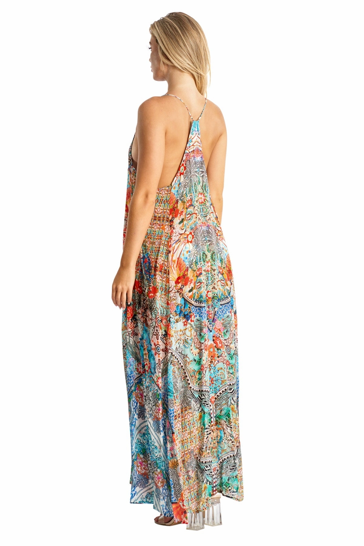 Estelle T-Back Maxi Dress