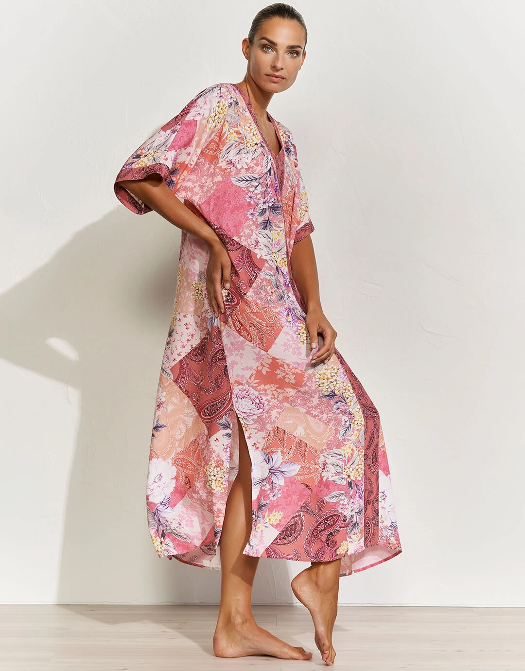 Euphoria Maxi Kaftan - Rose Infusion