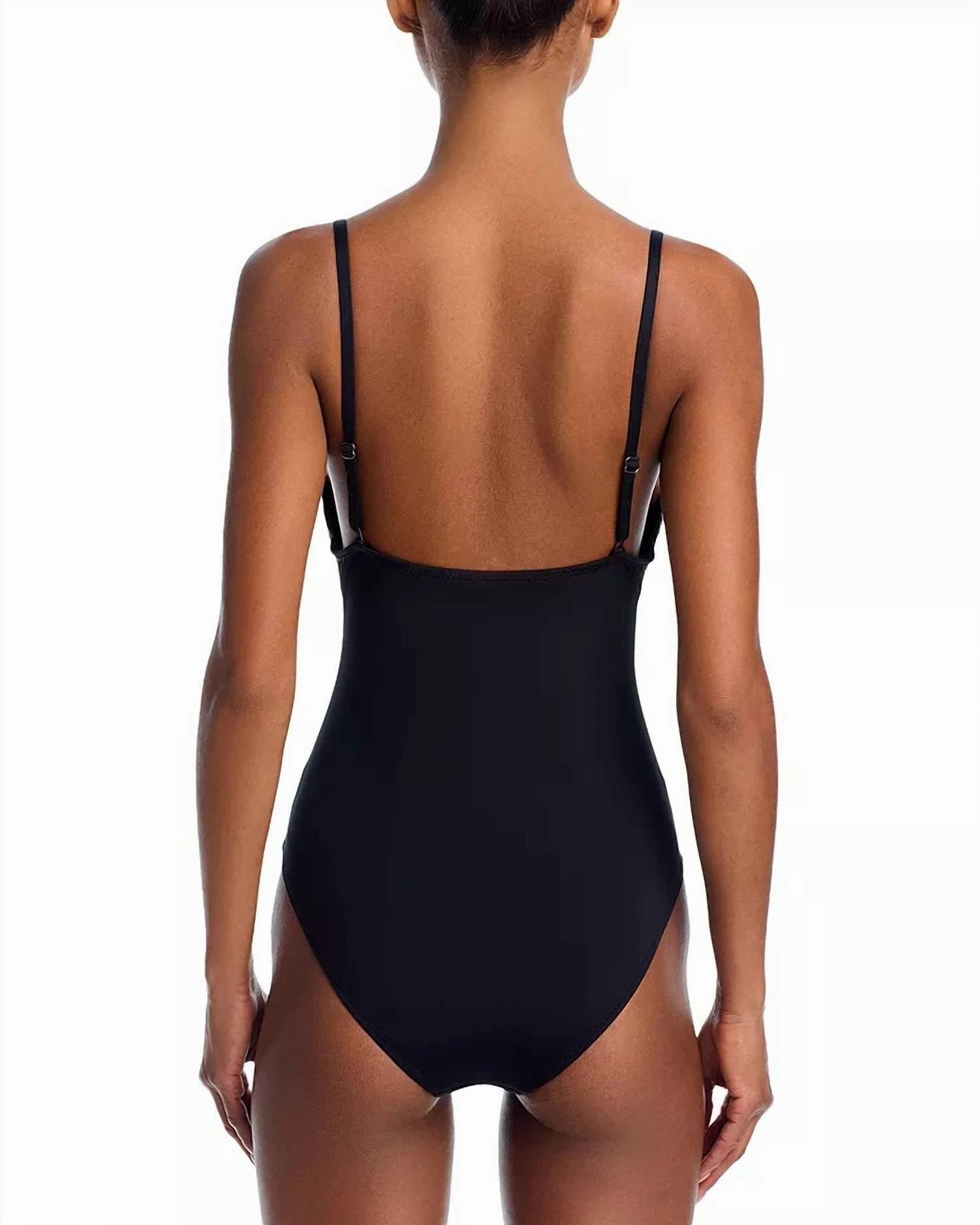 Everleigh One Piece Swimsuit In Black