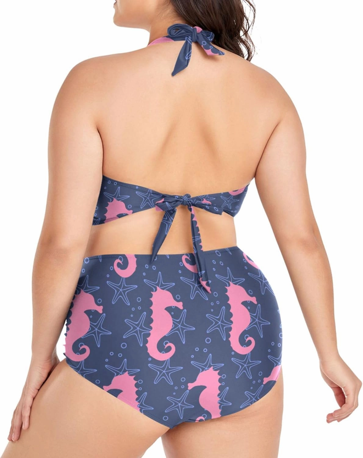 Exnundod Women Plus Size Bikini Set Duck Hunter Camouflage Two Piece Swimsuits High Waist Tummy Control Bathing Suit