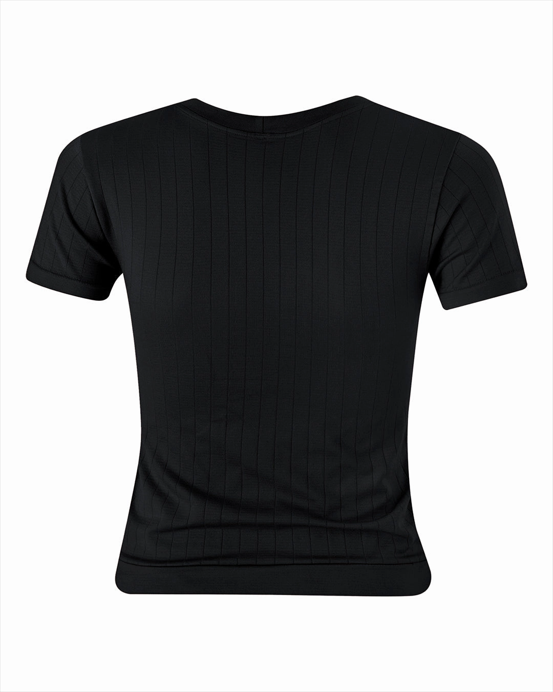 FLAT RIBBED SAPIENT T-Shirt | Black