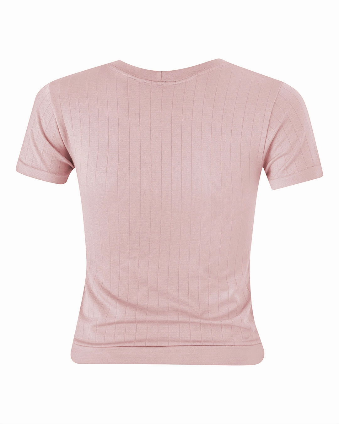 FLAT RIBBED SAPIENT T-Shirt | Blush