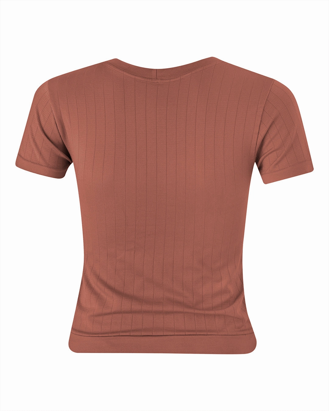 FLAT RIBBED SAPIENT T-Shirt | Rusty Pink