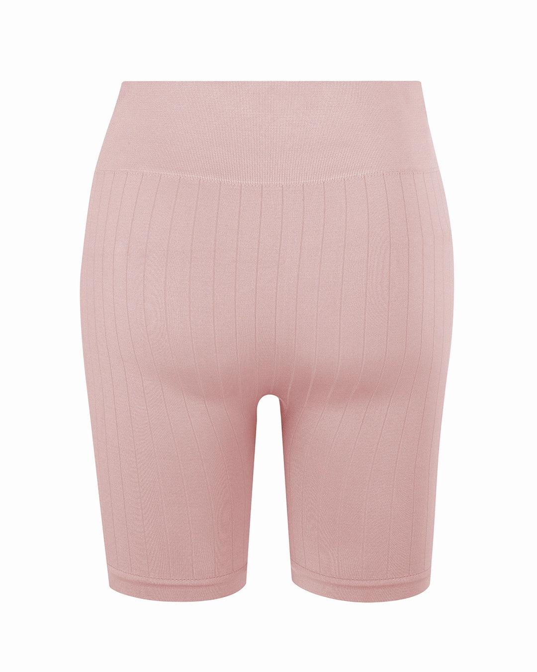 FLUID Flat Ribbed Shorts | Blush