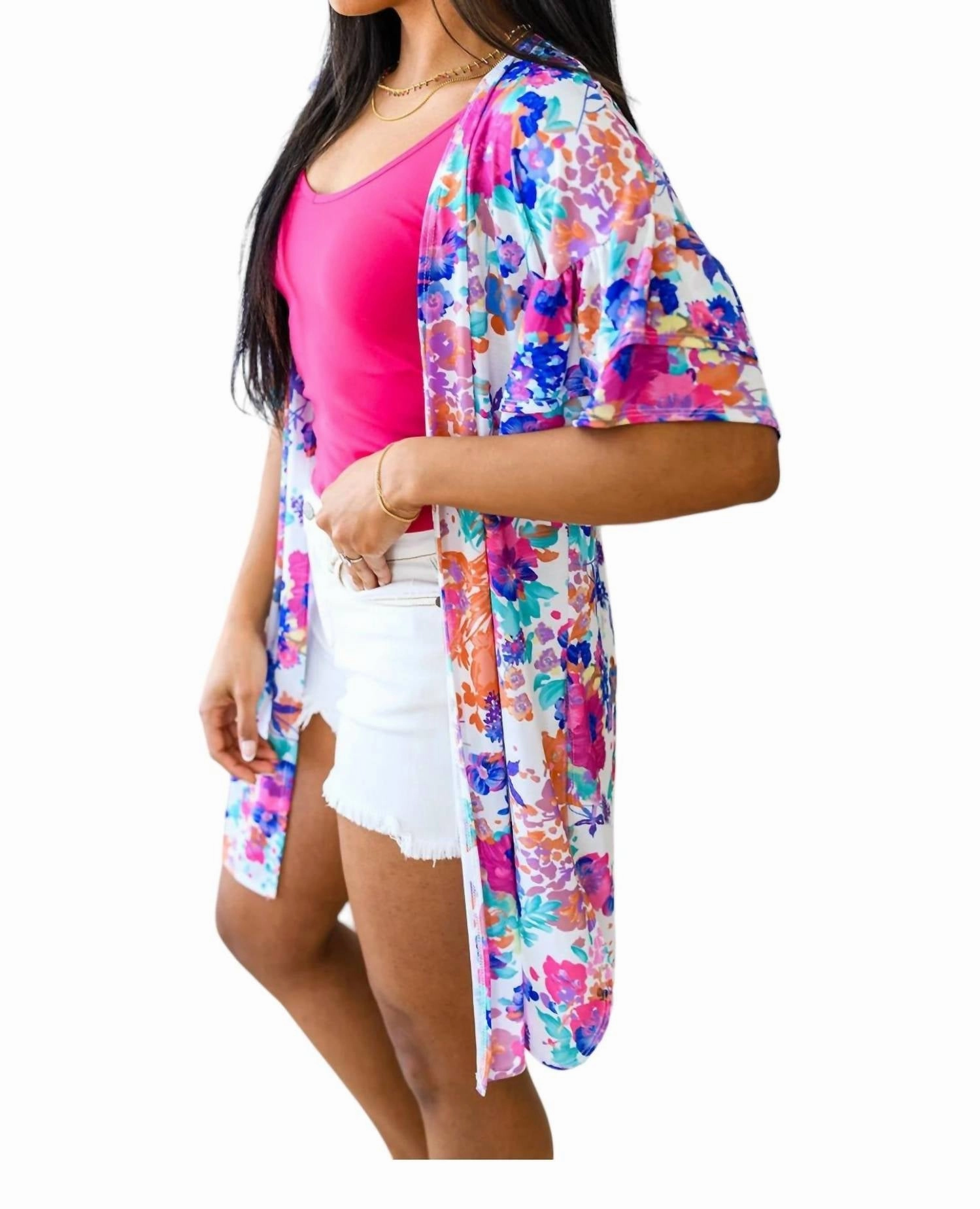 Forgotten Dreams Kimono In Floral