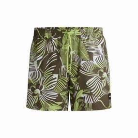 Fully lined swim shorts with seasonal print