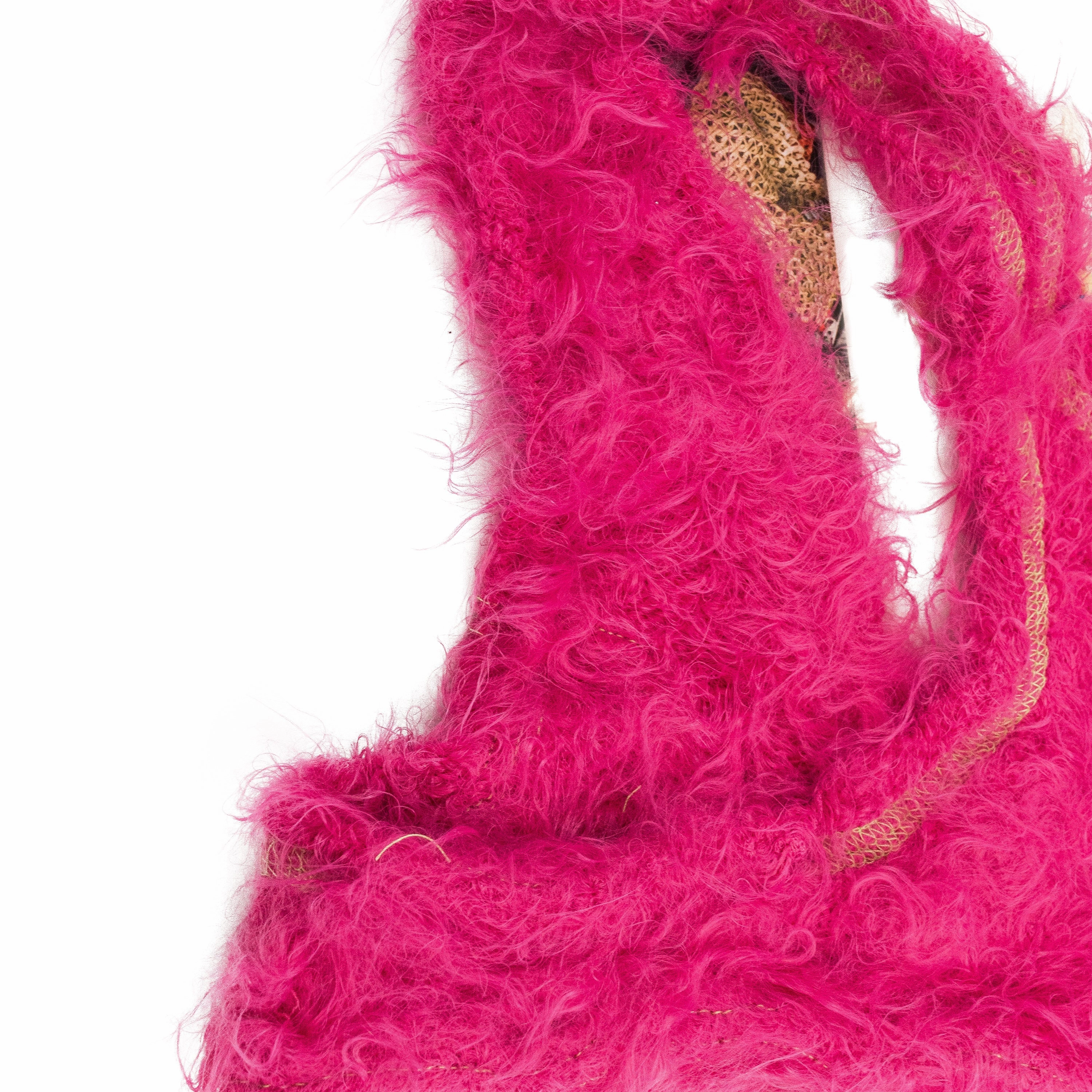 FUZZY PINK BIKINIS
