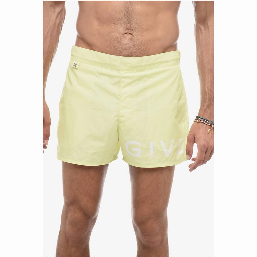 Givenchy Logo Printed Men's Swimshorts