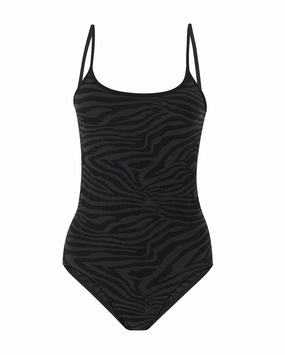 GLORIOUS Body Swimsuit | Zebra Jacquard