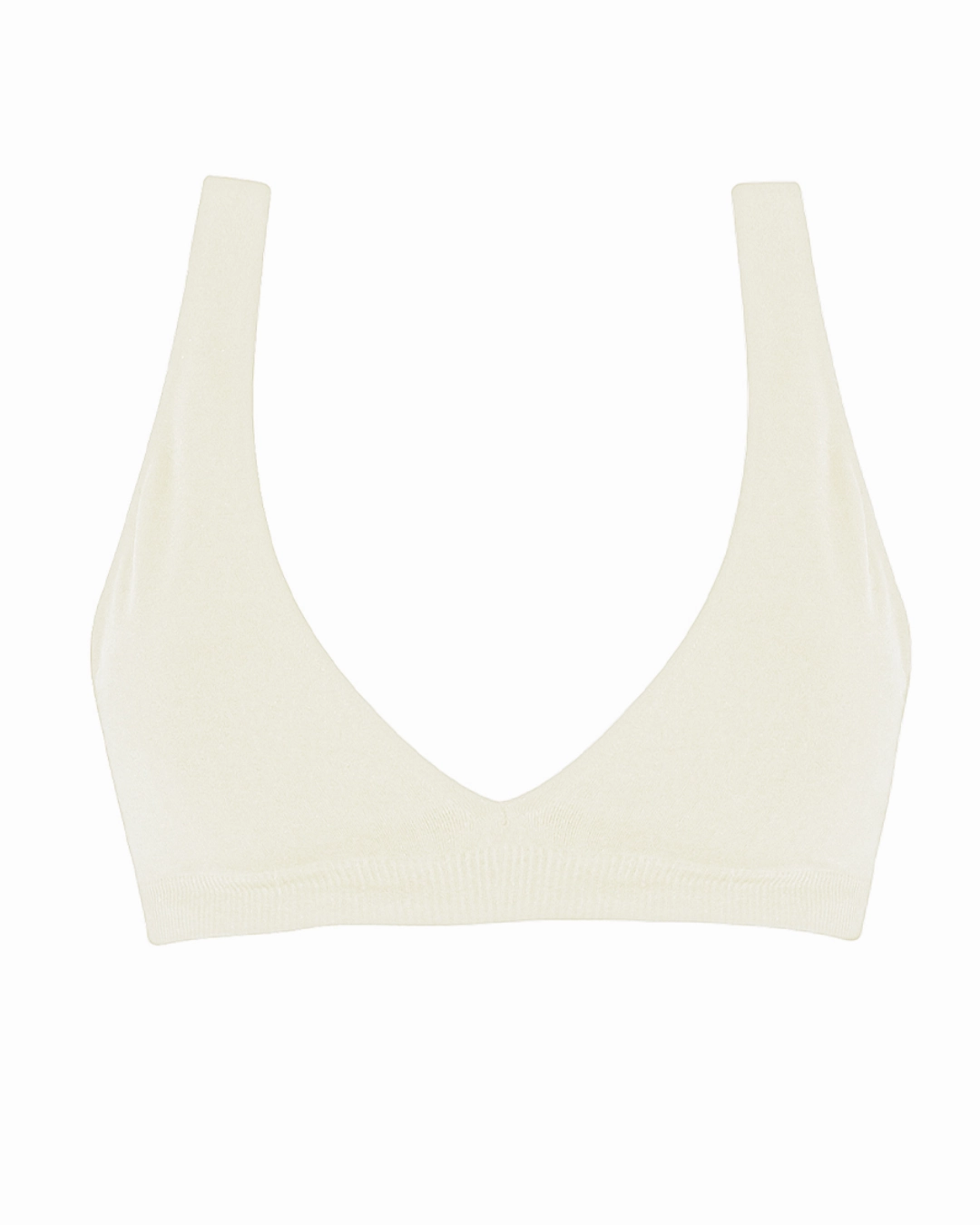 GRACEFUL Bikini Bra Top | Cream