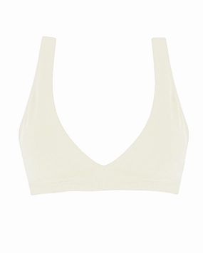 GRACEFUL Bikini Bra Top | Cream