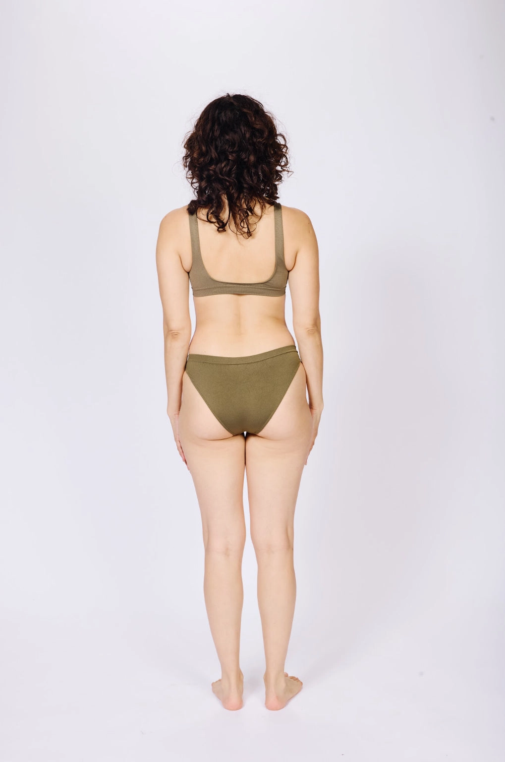 GRACEFUL Bikini Bra Top | Olive