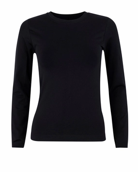 GRACIOUS Long Sleeved Top | Black