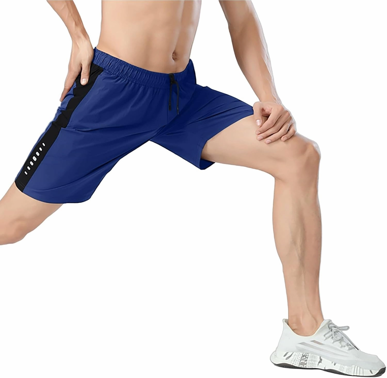 Gym Shorts Men Loose-Fit Quick Dry Lightweight Running Workout Athletic Casual Shorts with Pockets