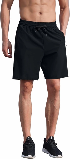 Gym Shorts Men Loose-Fit Quick Dry Lightweight Running Workout Athletic Casual Shorts with Pockets