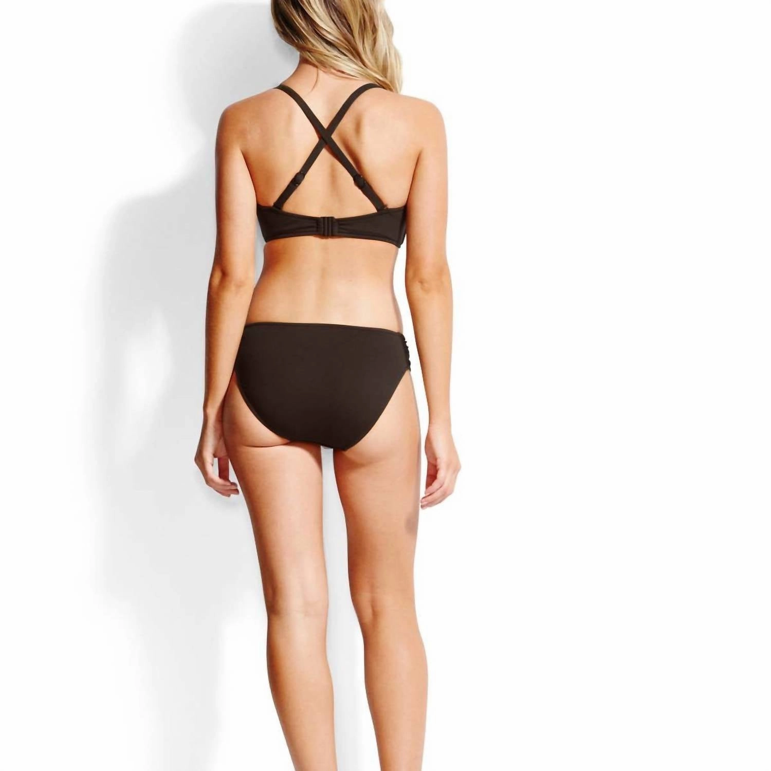 Halter Bikini Top In Espresso