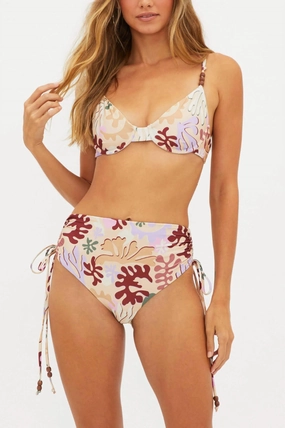 Heather Bikini Bottom In Desert Succulent