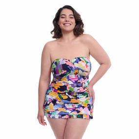 Holi Sweetheart Bandeau Full Figure Swimdress