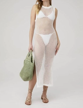 Holly Cover Up Dress In White