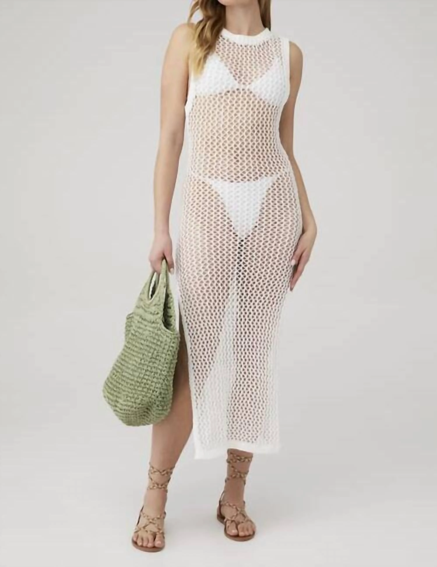 Holly Cover Up Dress In White