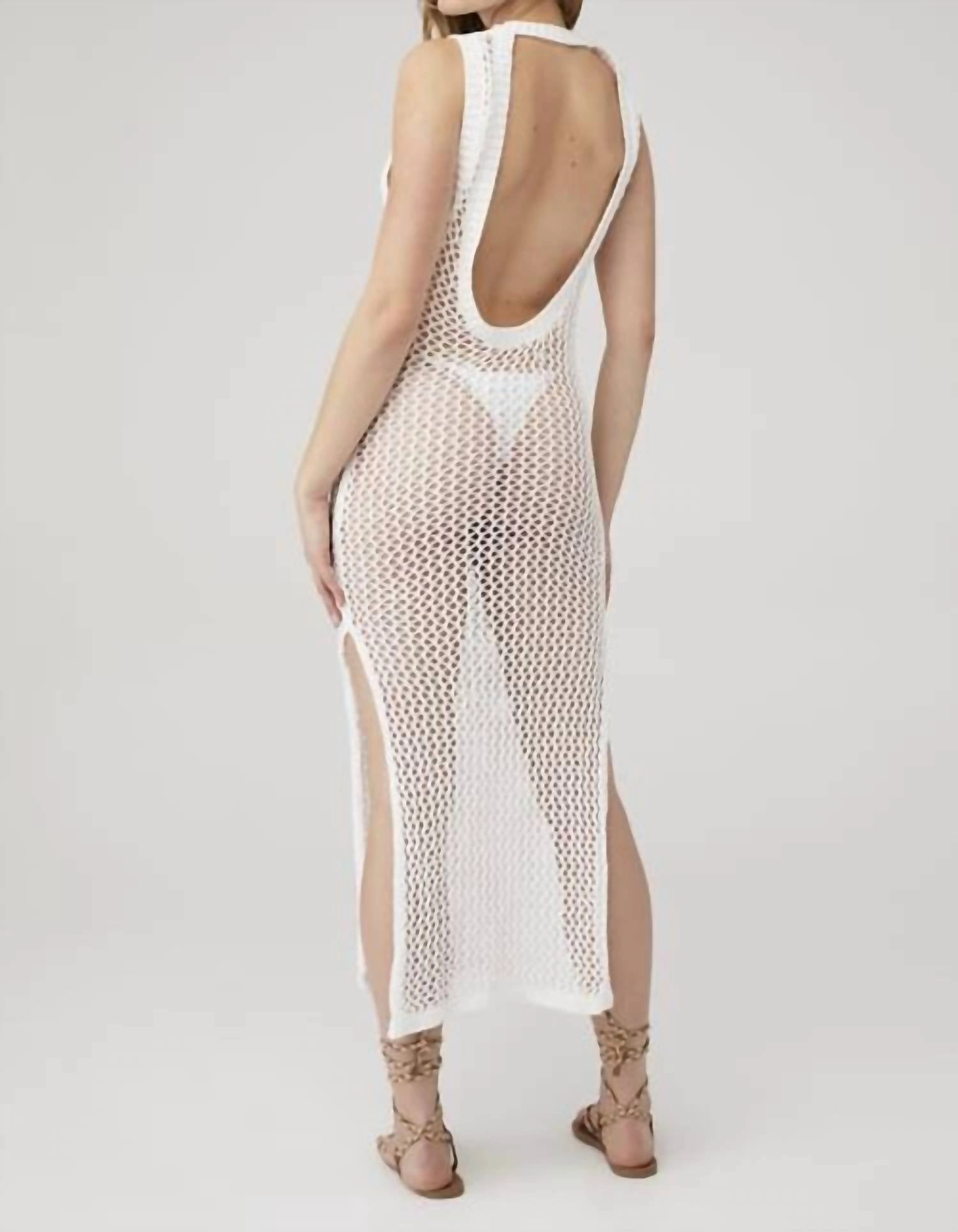 Holly Cover Up Dress In White