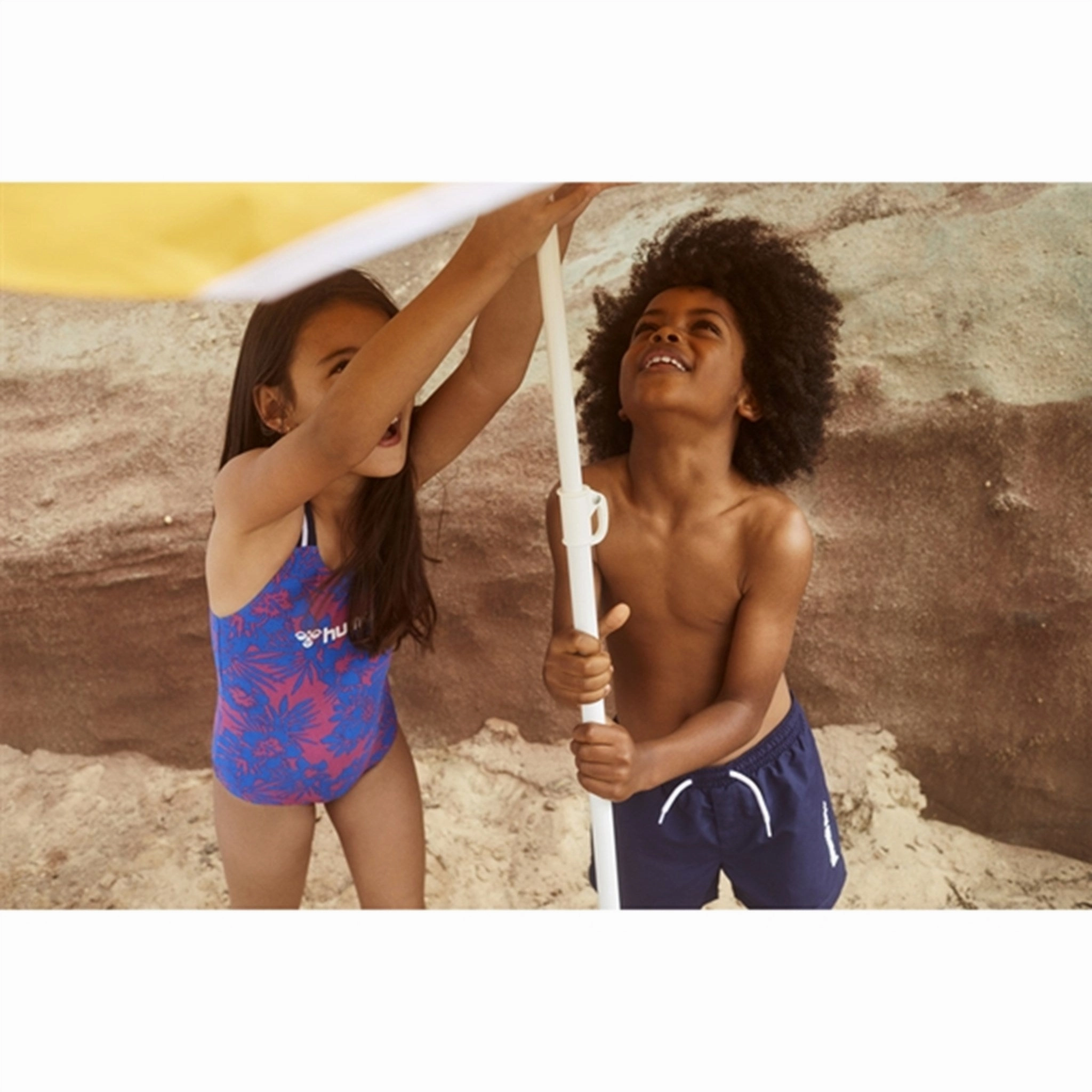 Hummel Zoey UV Swimsuit Red Violet