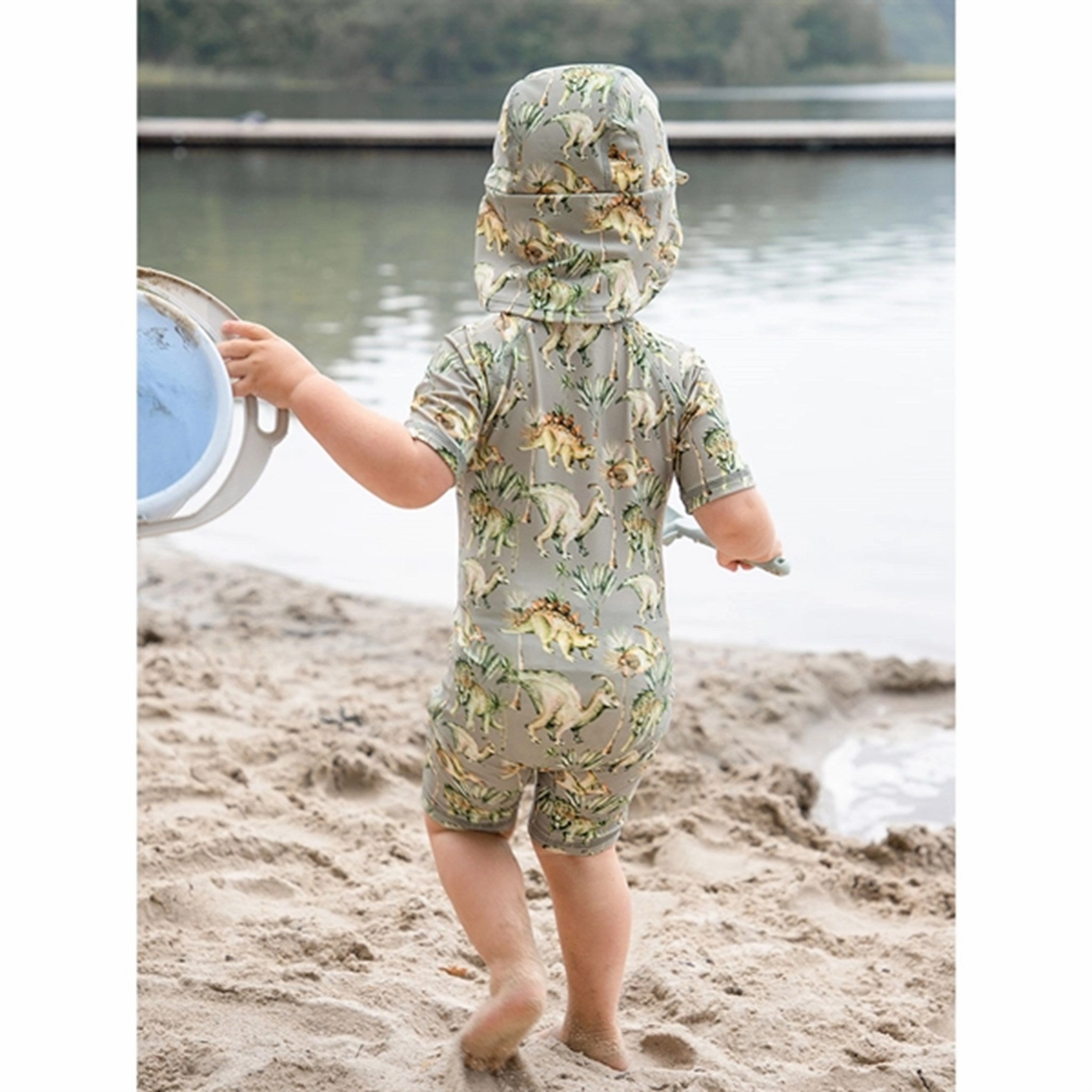 Hust & Claire Seagrass Fasai Swim Hat
