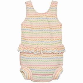 Hust & Claire Shrimp Maddie Swimsuit w. Swim Diaper
