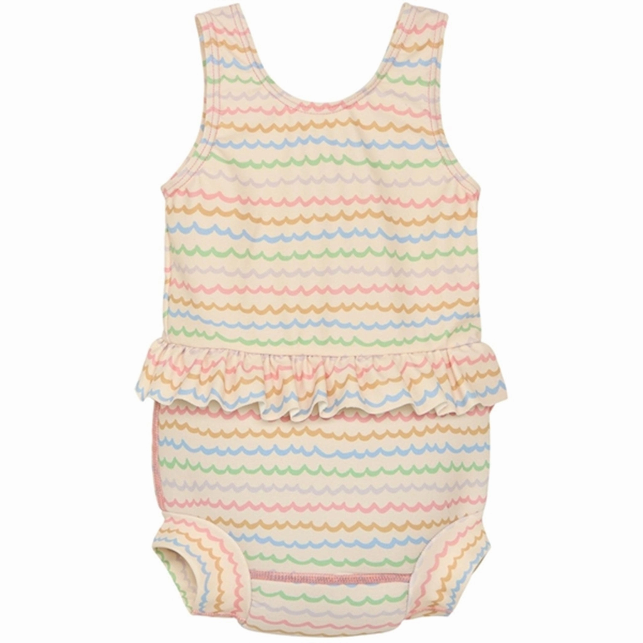 Hust & Claire Shrimp Maddie Swimsuit w. Swim Diaper