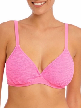 Ibiza Waves Plunge Bikini Top - Sorbet