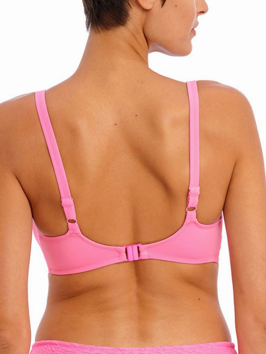 Ibiza Waves Plunge Bikini Top - Sorbet